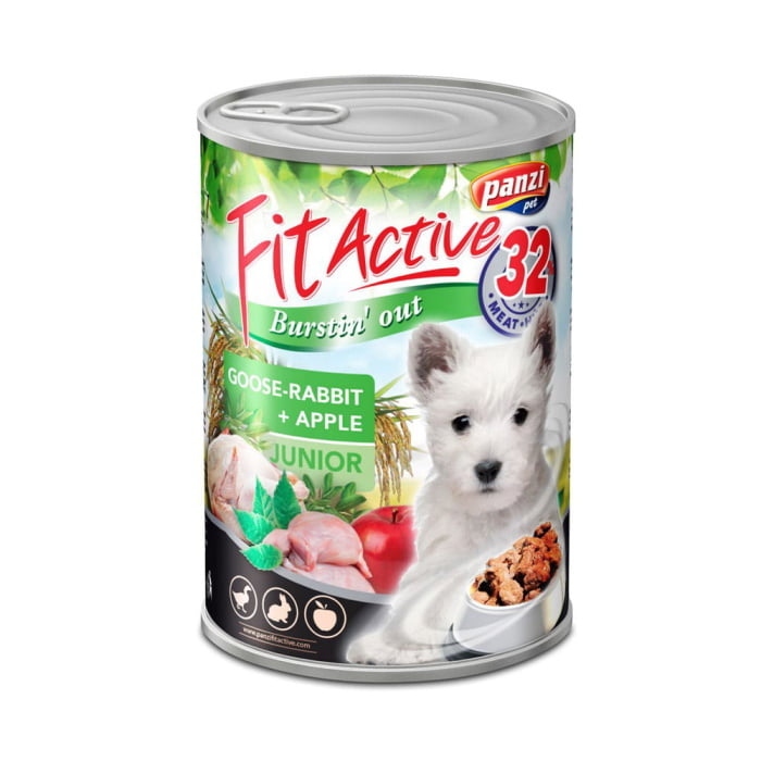 Fit Active Canned Food Junior Goose Rabbit 415g