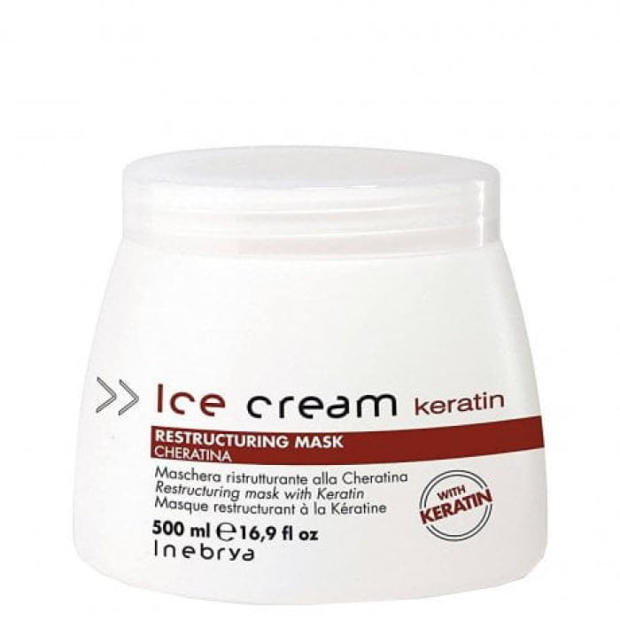 INEBRYA Ice Cream Keratin Restructuring Mask 500ml