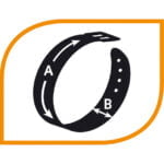 Околувратник за куче, порт-плав, TWIST CS18/50 FERPLAST - Image 2