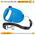 Поводник за куче, плав L, CORD FLIPPYONE FERPLAST - Image 2