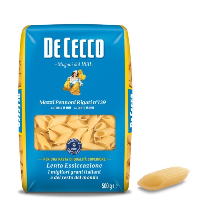 De Cecco Mezzi Pennoni Rigati 139 500 Gramm