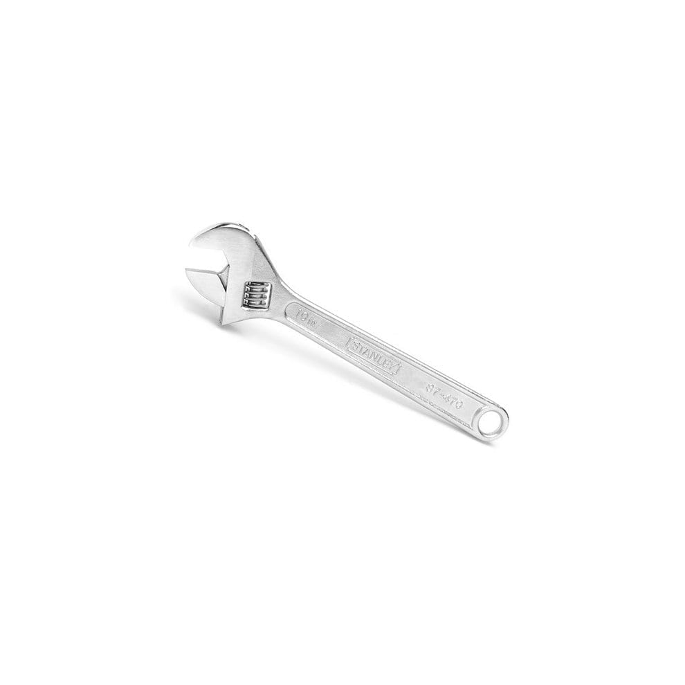 Stanley 0 87 470 Chrome Adjustable Wrench 250mm 10in