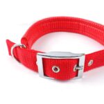 Adjustable Black Red Blue Colors Nylon Padded Belt Handle Collar Leash Lead Sets 3 Sizes