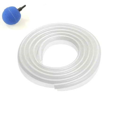 Newest Pvc Silicone Oxygen Pump Hose Fish Tank Air Tube For Air Bubble Stone 3 Piece Q50