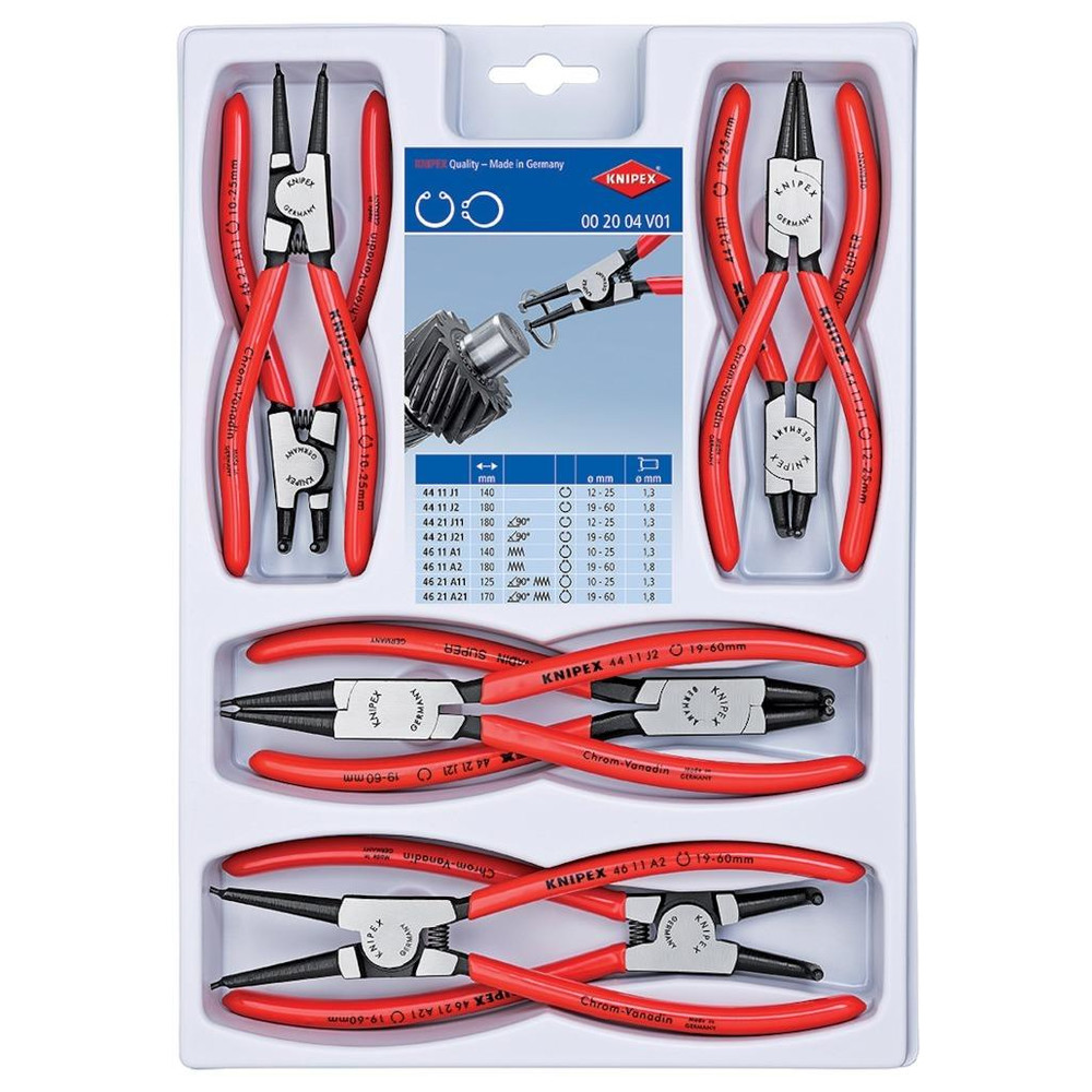 00-20-04-V01-1 КНП Комплет зегер клешти 8 ком Knipex - Image 1