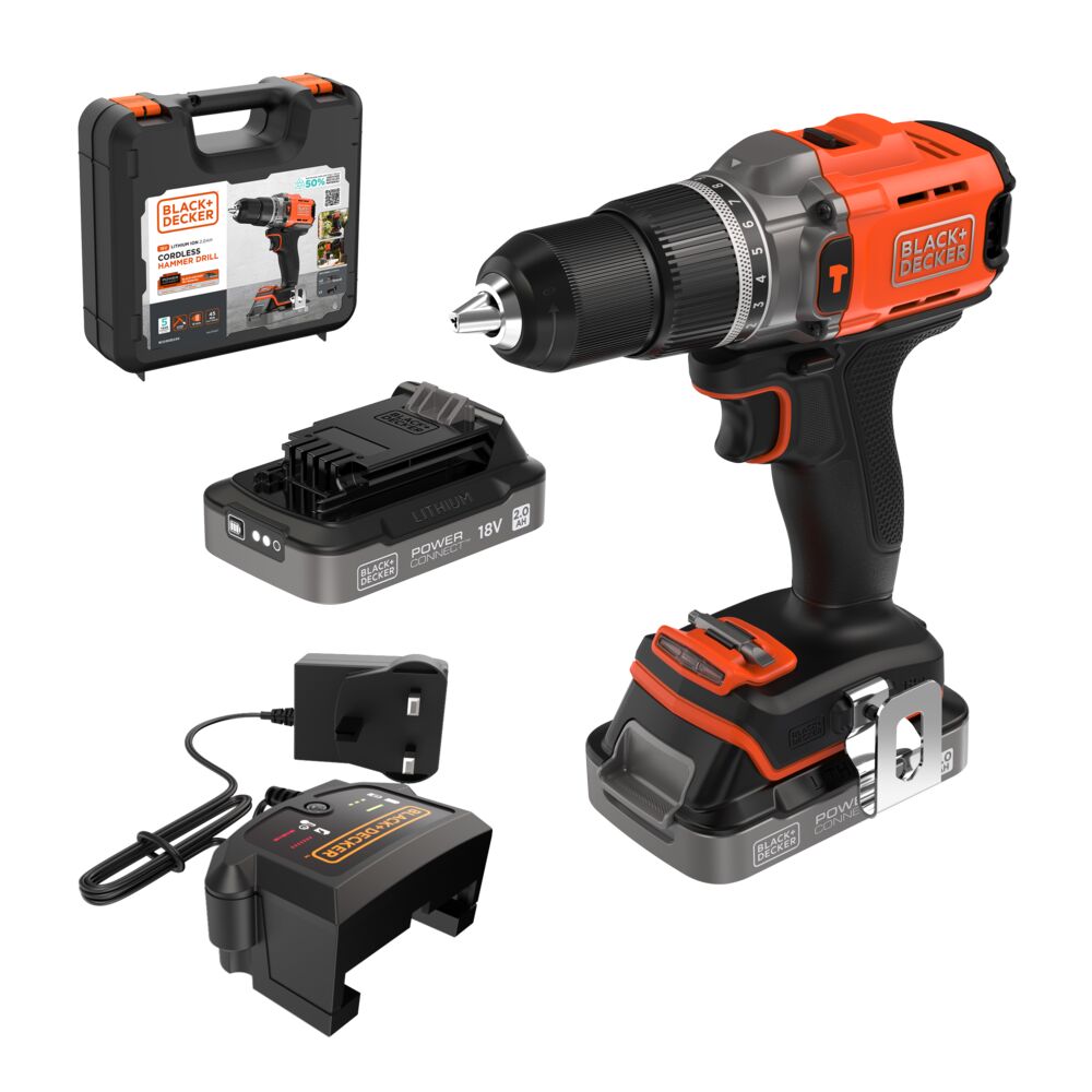 BCD383D2XK 18V Вибр. дупчалка/одвртувач 2x2Ah POWERCONNECT - Image 1