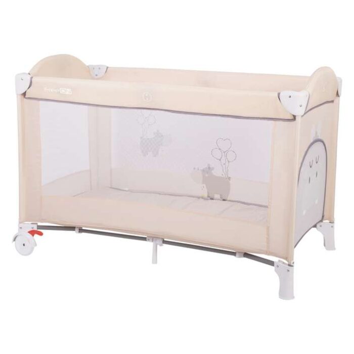 FreeON FreeON транспортен/преносен кревет Balloon Hippo beige 38176