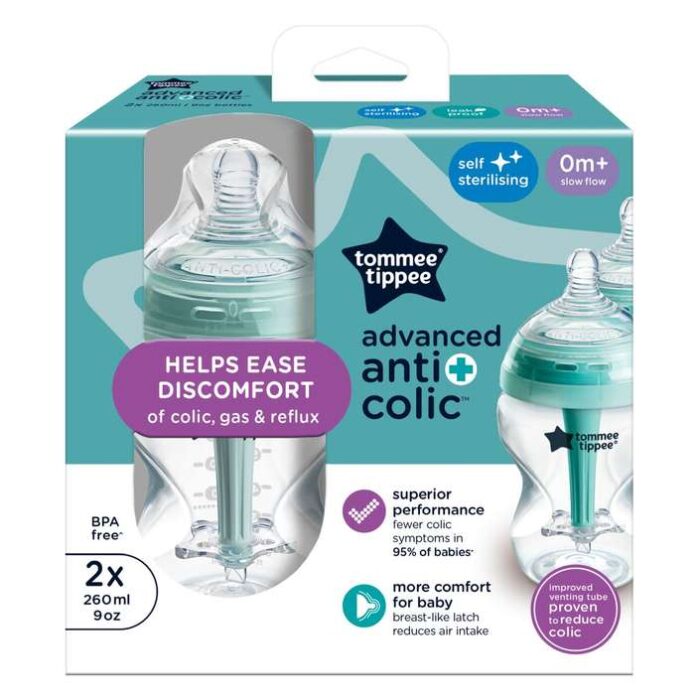 Tommee Tippee Шише против колики Tt ctn 2x260 ml унисекс