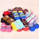 New 4 Pcs Set Indoor Pet Dog Soft Cotton Anti Slip Knit Weave Warm Sock Skid.jpg