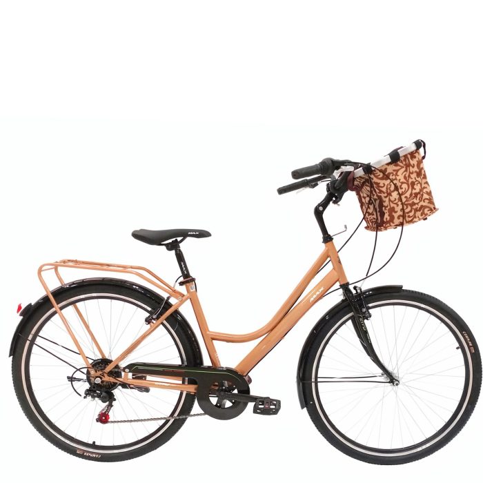ВЕЛОСИПЕД MAX CITY FIX COPPER BASKET 12.0 28"