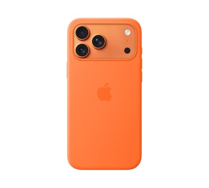 Apple iPhone 17 Pro Silicone Case with MagSafe – Orange